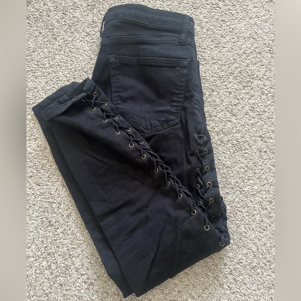 Topshop Jamie Black Jeans